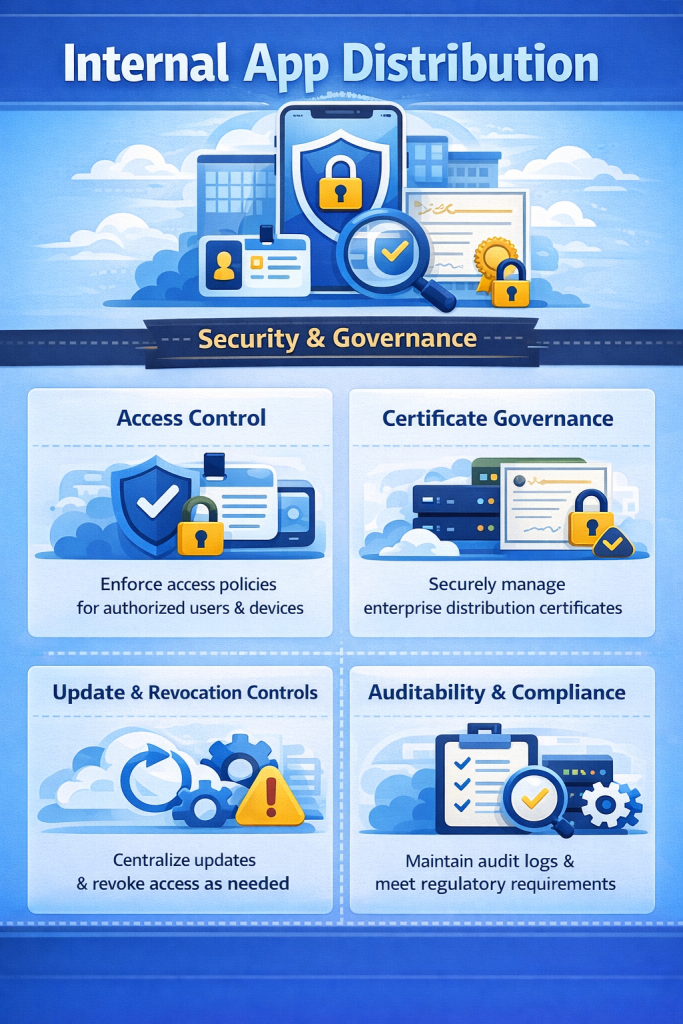 Internal app distribution security