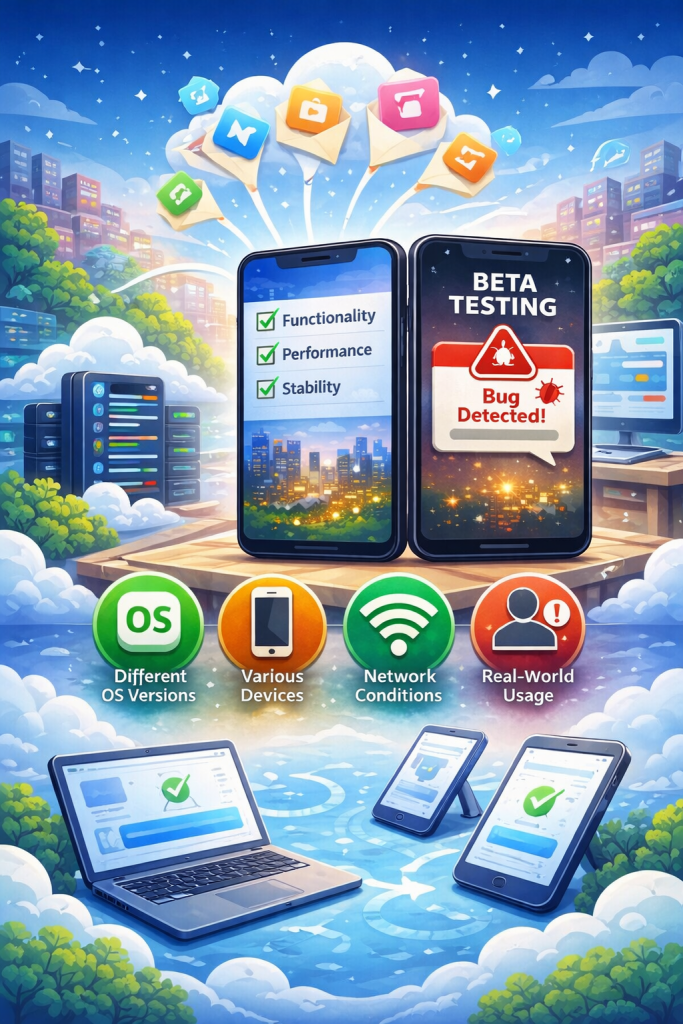 App Distribution to Testers illustration